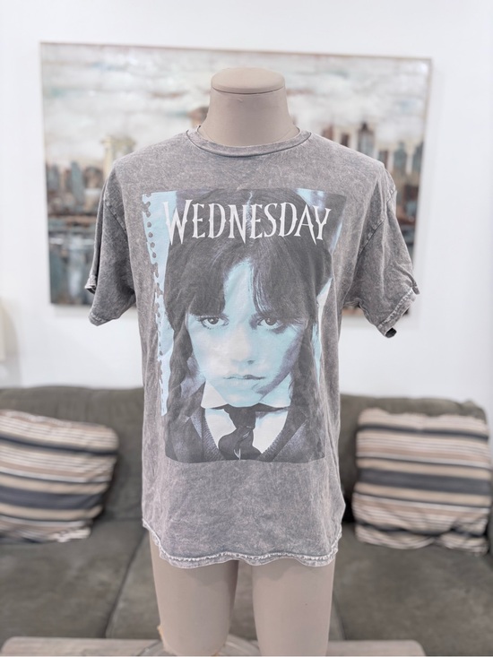 Other - Wednesday Addams Graphic Tee - Gray/Blue